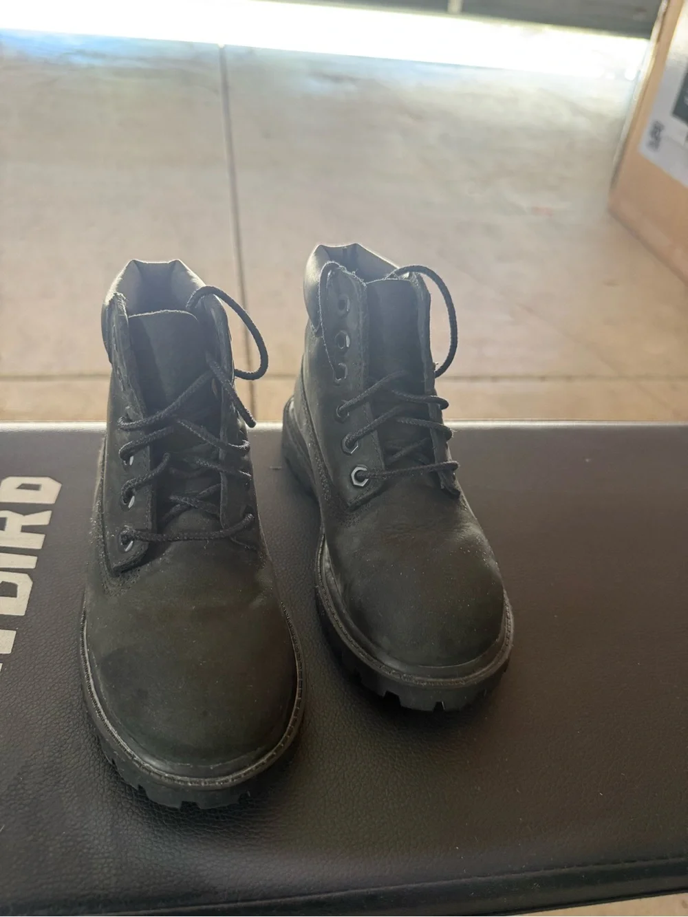 Timberland Black Men's Lace-Up Work Boots